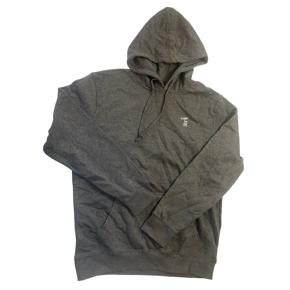 Nine Line Apparel Gray Hoodie Sweatshirt Size Mens Medium